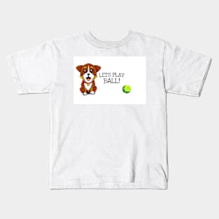 Australian shepherd dog cartoon Kids T-Shirt